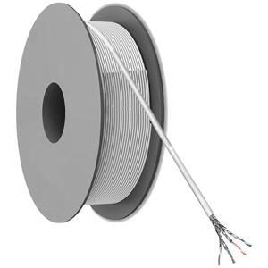 Goobay CAT 6A Patch Kabel, gestrandete 4x2xAWG26/7 S/FTP<br>2 X geschirmt: PI