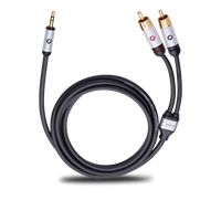 extender Mobiele audiokabel, 3,5 mm jack naar cinch lengte 1,5 meter