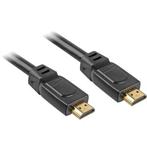 Sharkoon High Speed HDMI Kabel met Ethernet 15m kabel 4K, Verguld