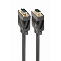 Gembird Premium VGA Kabel met dubbele afscherming, 10 meter, zwart