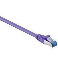 Wentronic S-FTP CAT 6A - 1 meter - Paars - 