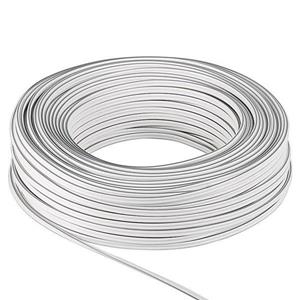Wentronic Luidsprekerkabel 0,75 mm² 50m Wit