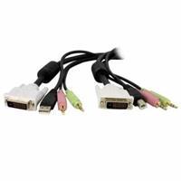 StarTech.com 4-in-1 USB DVI KVM Switch Cable
