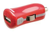 USB CAR CGHARGER RED - 