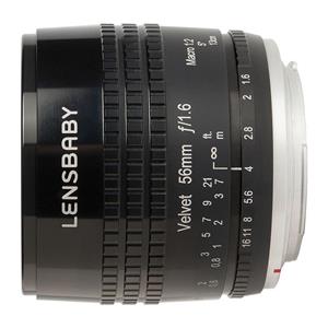 Lensbaby Velvet 56 Canon EF - Zwart