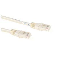 Intronics CAT6 U/UTP patchkabel ivoor 5 m