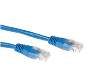 Intronics CAT6 U/UTP patchkabel blauw 1 m