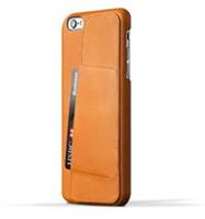 iPhone hoesje Mujjo Leather Wallet Case 80º iPhone 6/6S Plus Tan