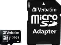 Verbatim - Memory Card 32GB Pro U3 microSDHC, Class 10 (47041)