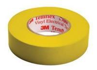 Isolatie tape 15mm breed - 10m geel