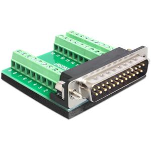 DeLOCK Schroefbare 25-pins SUB-D connector (m)