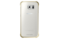 Galaxy S6 Edge Clear Cover goud EF-QG925BFEGWW