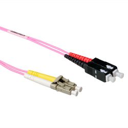 Advanced Cable Technology Lc/sc 50/125 duplex om4 1.50m - 