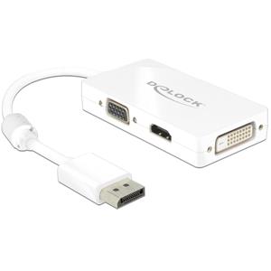 Delock DisplayPort naar VGA/HDMI/DVI adapter