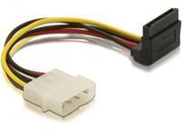 DeLOCK SATA (v) haaks - Molex (m) adapter - 0,15 meter