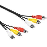 Pro Composite audio/video connector cable 3x RCA