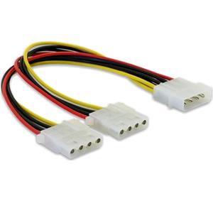 Molex voedingskabel splitter - Delock