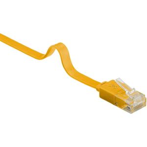 pro LAN UTP CAT 6 Flat - Yellow - 0.50m