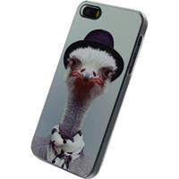 Metal Plate Cover Apple iPhone 5/5S/SE Funny Ostrich - 