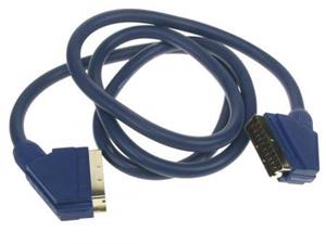 HQ Products VIDEOKABEL - SCART MANNELIJK NAAR SCART MANNELIJK, 10m