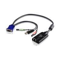 ATEN KVM Adapter [2x Klinkenstecker 3.5 mm, SPHD-15-Stecker, USB 1.1 Stecker A - 1x RJ45-Buchse]