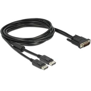 Delock DMS-59 > 2 x DisplayPort Kabel