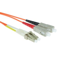 Advanced Cable Technology LC-SC 62,5/125um OM1 Duplex fiber optic patchkabel 5 m