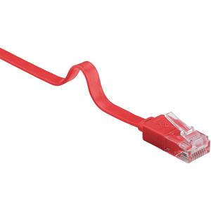 pro LAN UTP CAT 6 Flat - Red - 1m