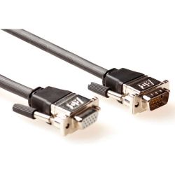 Advanced Cable Technology Ak 9023 3.00m vga met. kap hd15m-f - 