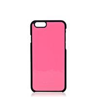 iPhone hoesje  iPhone 6/6S Leather Snap On Case Fluro Pink