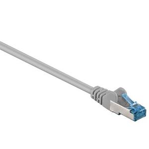 Goobay 1m Cat6a-100. Snoerlengte: 1 m, Kabel standaard: Cat6a, Aansluiting 1: RJ-45, Aansluiting 2: RJ-45