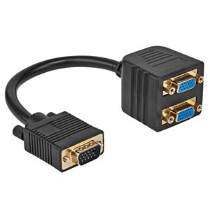 Naar VGA VGA + VGA-Splitter - Goobay