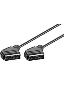 Pro Scart connection cable nickel plated ø 7 mm