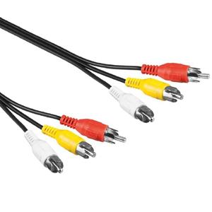 Pro Composite audio/video connector cable 3x RCA