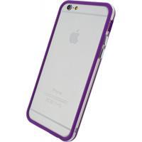 Bumper Case Apple iPhone 6/6S Transparent/Purple - 