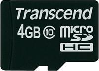 Transcend 4GB MicroSDHC, Class 10