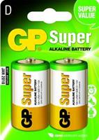 GP Batteries D 2 stuks Super Alkaline Batterij