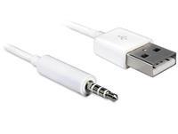 DeLOCK iPod shuffle 1&2 USB - Audio jack kabel 1 meter