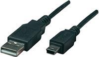 Manhattan - Cable Mini USB-B 2.0, 1.8m (333375)