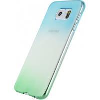 Thin TPU Case Samsung Galaxy S6 Gradual Green/Turquoise - Xcces