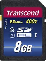 Transcend SDHC 8GB Class 10 UHS-I 400x Premium