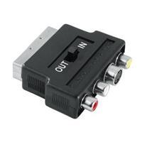 VIDEO ADAPTER S-VHS 3RCA-SCART IN-OUT - 