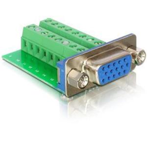 Klemmblock - 15-Pin VGA Poort Adapter - Delock