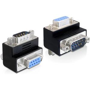 Delock 65267 Serieel Adapter [1x D-sub stekker 9-polig - 1x D-sub bus 9-polig] Zwart 0 m
