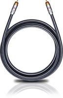 oehlbach Cinch Audio Anschlusskabel [1x Cinch-Stecker - 1x Cinch-Stecker] 6.60m Schwarz vergoldete S