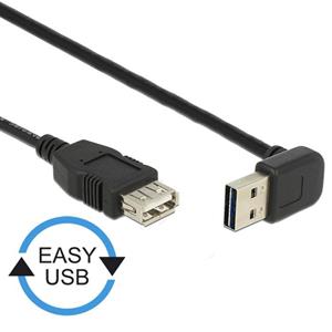 Delock USB 2.0 verlengkabel - Haaks - 