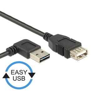 Delock USB 2.0 verlengkabel - Haaks - 