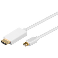 Wentronic Mini DisplayPort > HDMI Wh 2m