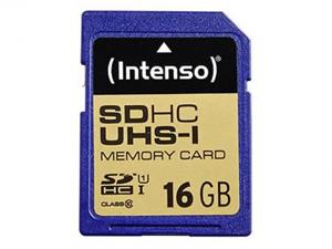 Intenso SDHC 16GB  Premium CL10 UHS-I Blister - 