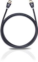 Oehlbach HDMI Anschlusskabel [1x HDMI-Stecker - 1x HDMI-Stecker] 0.75m Schwarz EASY CONNECT